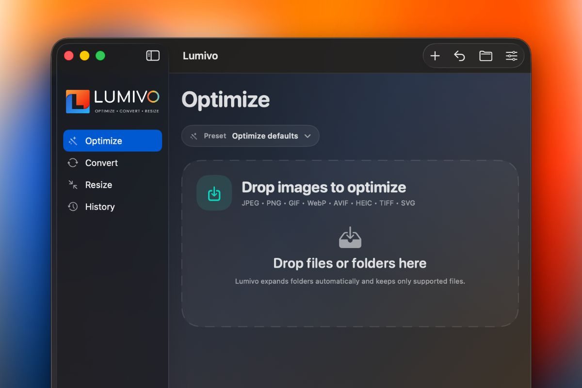 Lumivo - Image Optimizer Converter Resizer 01